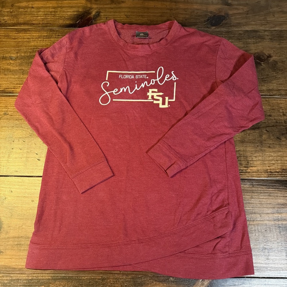 Florida State Seminoles Sweatshirt Women's M 8/10 FSU Garnet Knights Apparel